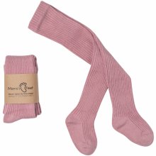 Mama's Feet Dětské jarní punčocháče Classic Dirty Pink růžové