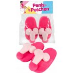 Plyšové pantofle Penispuschen pink – Zboží Dáma