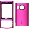 Náhradní kryt na mobilní telefon Kryt Nokia 6700 Slide přední + zadní růžový