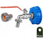 Bradas Kovový ventil na IBC kontejnerovou nádrž 3/4" + 1/2" S60x6 KK04123413Z – Hledejceny.cz