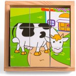 Playme Brimarex obrázkové kostky zvířátka 9 ks kubus v krabičce – Zboží Dáma