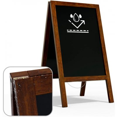 Allboards Reklamní áčko s křídovou tabulí 118 x 61 cm - voděodolné- 12 KG,PK96MAXWR – Zboží Mobilmania