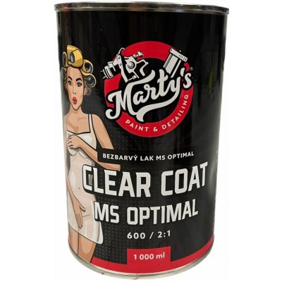 Marty's Bezbarvý lak 1l MS Optimal 600/2:1 – Hledejceny.cz