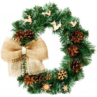 LAALU Vánoční věnec lesní pohádka 20 cm – Zboží Dáma