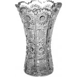 PB CRYSTAL Broušená skleněná váza Bohemia Crystal - X 80029/105mm. Bohatý brus Klasik. – Zboží Dáma