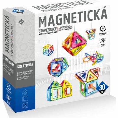 Alltoys Magnetická stavebnice 30 ks – Zboží Mobilmania