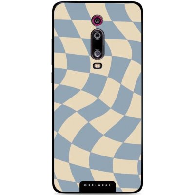 Mobiwear Glossy - Xiaomi Mi 9T Pro - GA59G Modrá a béžová šachovnice – Zbozi.Blesk.cz