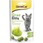 Gimborn Pamlsek GimCat Gras Bits tablety s kočičí trávou 40 g – Zboží Mobilmania