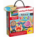 Lisciani MONTESSORI DŘEVĚNÉ PUZZLE KRUH – Zboží Dáma