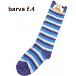 Bavlněné dětské podkolenky pruhované b.č.4 – Zboží Dáma