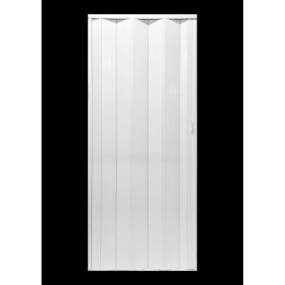 Hopa Plastové shrnovací dveře Dora plné bílé 74 x 200 cm