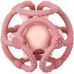 Nattou silikonové míč 2v1 bez BPA 10 cm růžová – Zboží Dáma