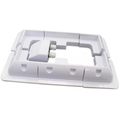 Sapro FVE ABS7WH Držák pro fotovoltaický panel s průchodkou 7 dílů FVETF0180 – Zbozi.Blesk.cz