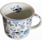 Český porcelán Dubí Hrnek Tina MODŘÍ PTÁCI 380 ml – Zboží Dáma