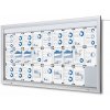 Reklamní vitrína A-Z Reklama CZ SCT Premium venkovní prosvětlená LED vitrína pro prospekty SCT PHLED 27 x A4