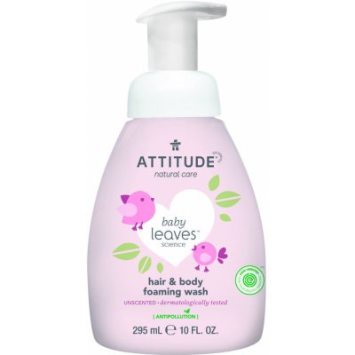Attitude Dětská mycí pěna 2v1 bez vůně 295 ml – Zboží Dáma
