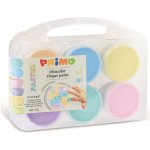 Primo Pastel Prstové barvy sada 6 x 100g, kelímky PP box – Zboží Dáma