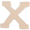 Dekorace Drewmax Dřevěné písmenko X