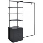 Textilomanie ARDEO 150 x 180 cm černý – Zboží Mobilmania