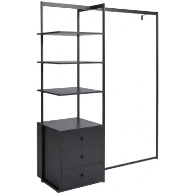 Textilomanie ARDEO 150 x 180 cm černý – Zboží Mobilmania