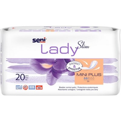 Seni Lady Slim Mini Plus 20 ks – Sleviste.cz