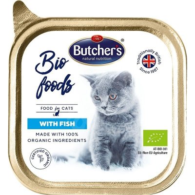 Butcher's Cat Bio s rybou 85 g