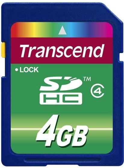 Transcend SDHC Class 4 4 GB TS4GSDHC4