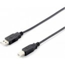 Equip 128860 USB 2.0 kabel AM- BM 1.8m, černý