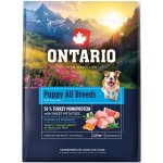 Ontario Puppy & Junior All Breeds Monoprotein Turkey & Sweet Potatoes 2,25 kg – Hledejceny.cz