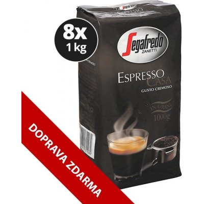 Segafredo Espresso Casa 8 x 1 kg – Zbozi.Blesk.cz