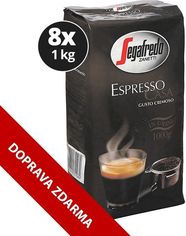 Segafredo Espresso Casa 8 x 1 kg