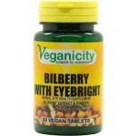Veganicity Bilberry with Eyebright Borůvka a Světlík 30 tablet – Hledejceny.cz