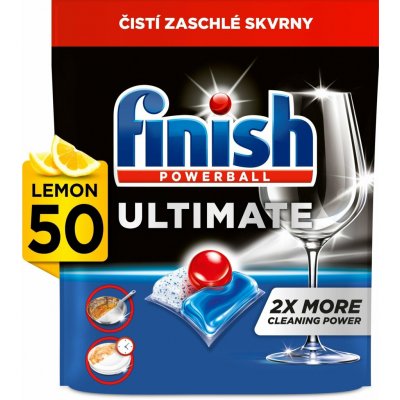 Finish Ultimate All in 1 Lemon Sparkle kapsle do myčky nádobí 50 ks – Sleviste.cz