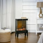 Homcom Elektrický krb s 3D efektem plamene černý