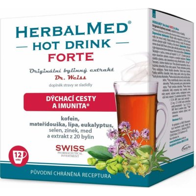 Dr.Weiss HERBALMED HotDrink pro podporu zdraví dýchacích cest 24 ks – Hledejceny.cz