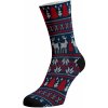 Walkee vánoční ponožky Sobi Modrá
