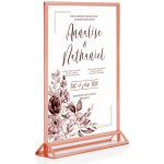 A-Z Reklama CZ Menu stojánek se základnou pro prospekt A4 - Rose – Sleviste.cz
