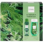 C-Thru Luminous Emerald sprchový gel 250 ml + deospray 150 ml dárková sada – Zboží Dáma