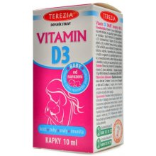 Terezia Vitamin D3 Baby od 1.měsíce 400 IU 10 ml