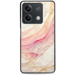 Mobiwear Glossy na mobil Xiaomi Redmi Note 13 5G - G027G - Růžový a zlatavý mramor – Hledejceny.cz