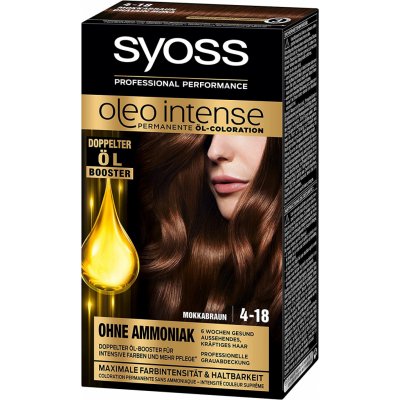 Syoss Oleo Intense Color 4-18 hnědá moka – Zboží Mobilmania