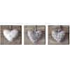 Klasický fotorámeček CANVAS HEART GREY 20x60