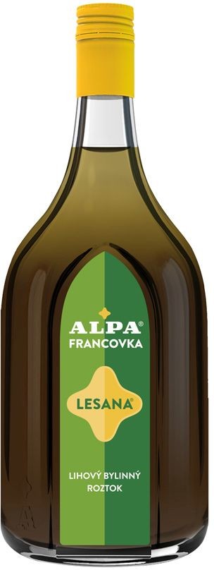 Alpa Francovka bylinný lihový roztok Lesana 1000 ml