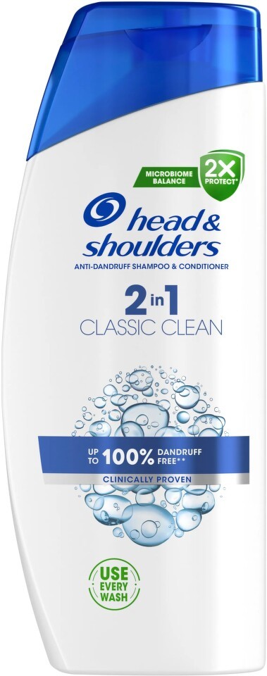 Head & Shoulders Classic Clean 2v1 šampon a balzám na vlasy 675 ml