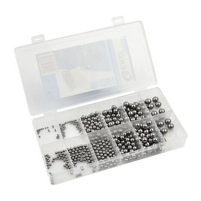 Sada ocelových kuliček do ložisek GEKO , 470ks G03605 | Zboží Auto