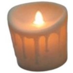 Emocio LED čajová svíčka tančící plamen 75 × 100 mm – Hledejceny.cz