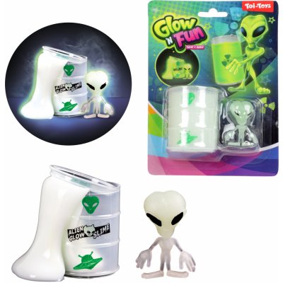 Teddies Sliz hmota svítící ve tmě + mimozemšťan – Hledejceny.cz