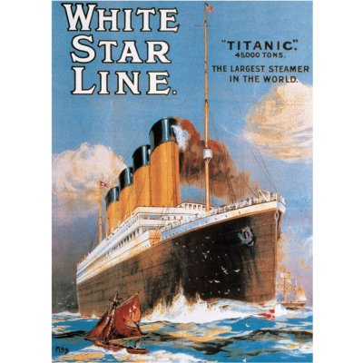EuroGraphics White Star Line Titanic 1000 dílků – Zbozi.Blesk.cz