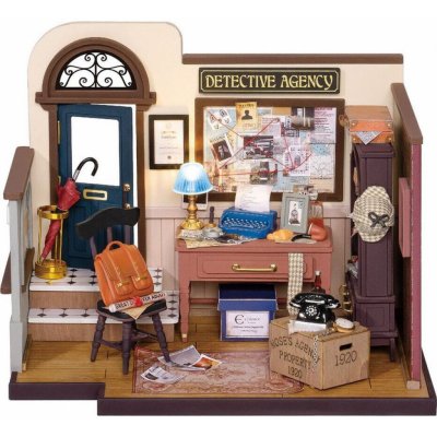 RoboTime miniatura domečku Kancelář soukromého detektiva – Zboží Mobilmania