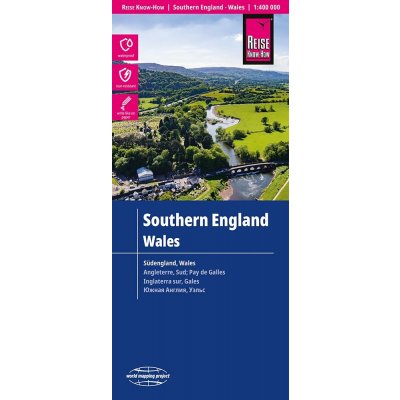 Southern England & Wales - přehledová mapa – Hledejceny.cz